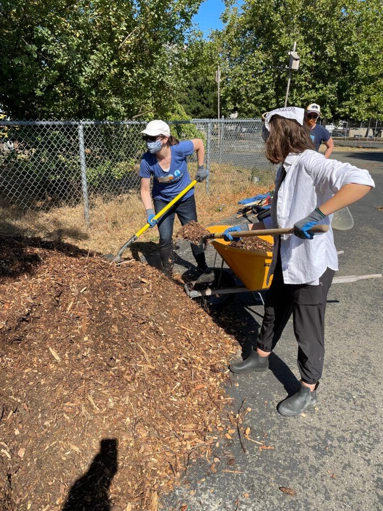 Volunteers at Gatzert Elementary